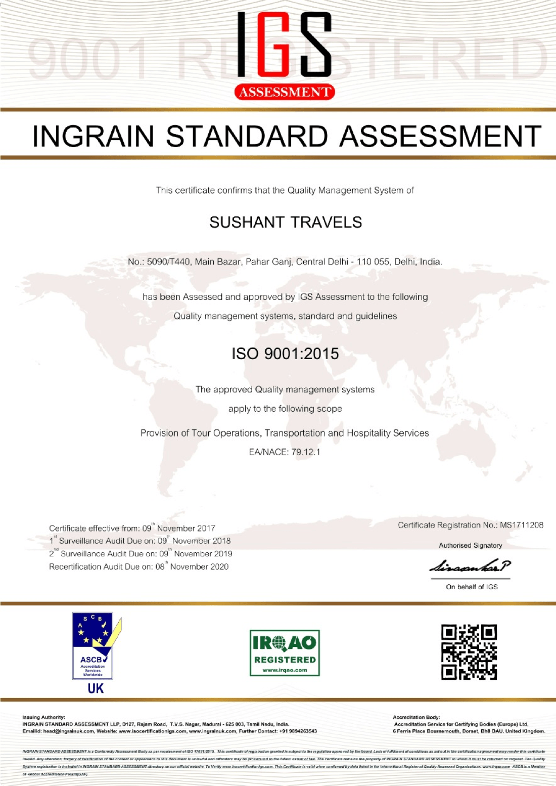 Ingrain Standard Assessment